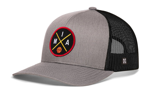 Miami Trucker Hat  |  MIA X Basketball Snapback