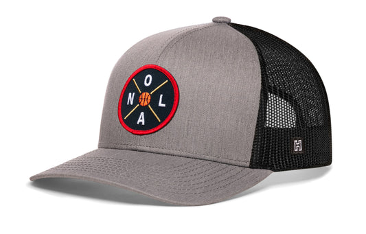 New Orleans Trucker Hat  |  NOLA X Basketball Snapback