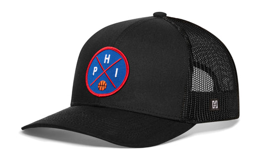 Philadelphia Trucker Hat | PHI X Basketball Snapback