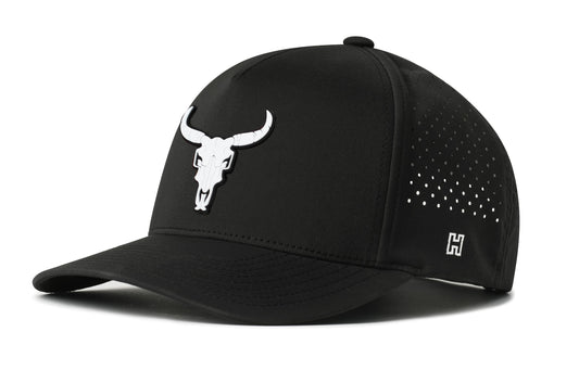 Bull Skull Performance 5-Panel Hat  |  Steer Flexfit® Snapback