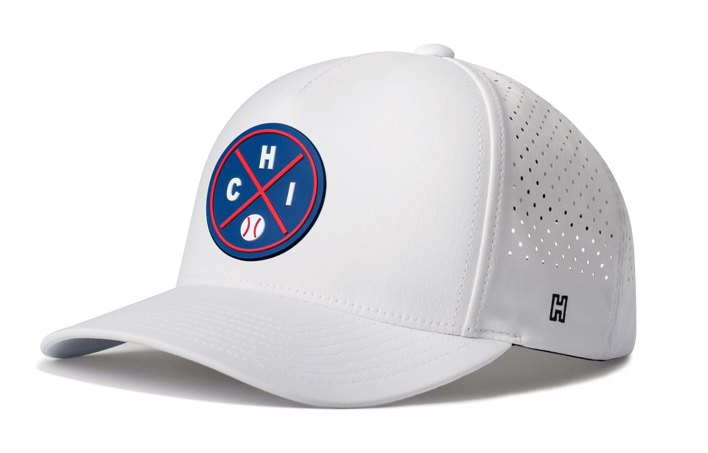 Chicago Baseball Performance 5-Panel Hat  |  Blue CHI X Flexfit® Snapback