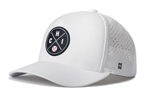 Chicago Baseball Performance 5-Panel Hat | Black CHI X Flexfit® Snapback