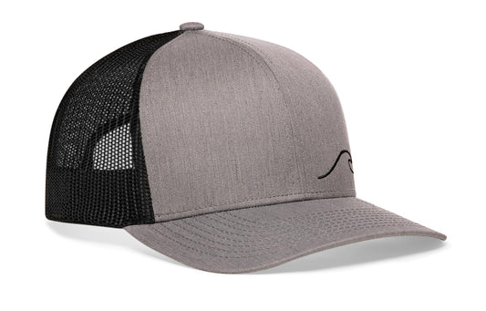 Wave Trucker Hat | Gray-Black Beach Snapback