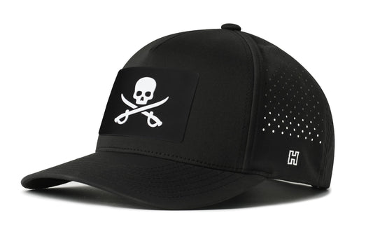 Pirate Flag Performance 5-Panel Hat  |  Jolly Roger Flexfit® Snapback