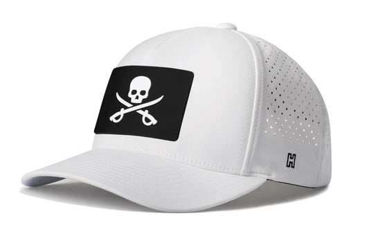 Pirate Flag Performance 5-Panel Hat | Jolly Roger Flexfit® Snapback
