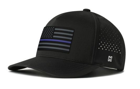Thin Blue Line Performance 5-Panel Hat | Police Tactical Flexfit® Snapback