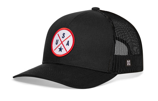 USA Trucker Hat | Black America Snapback