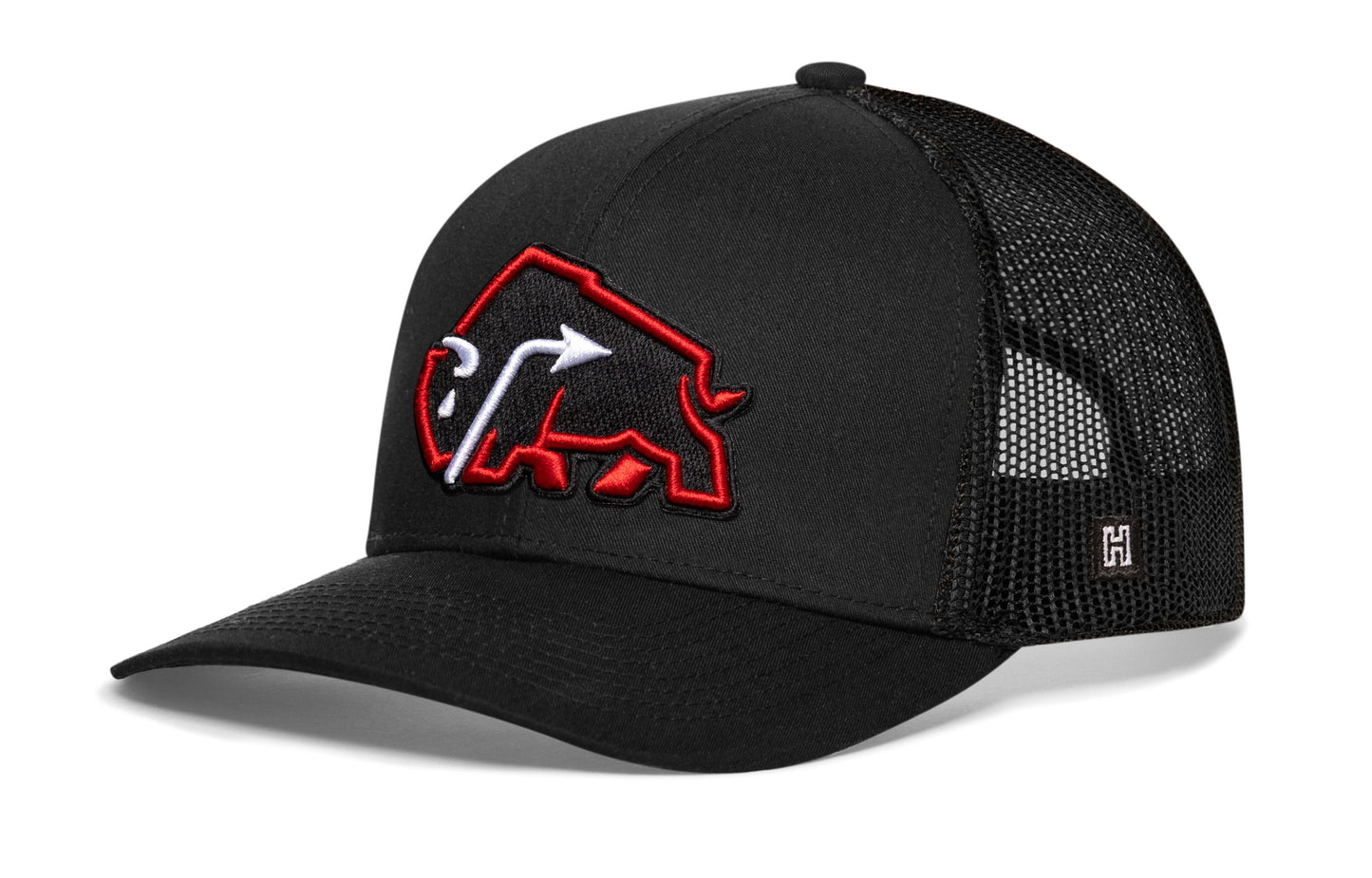 JBR x Haka Red Bison Trucker Hat  |  Buffalo Snapback