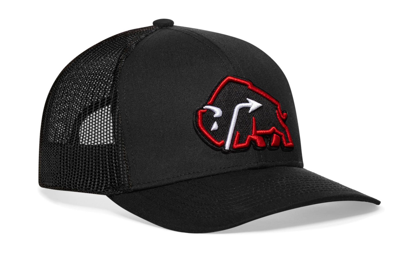 JBR x Haka Red Bison Trucker Hat  |  Buffalo Snapback