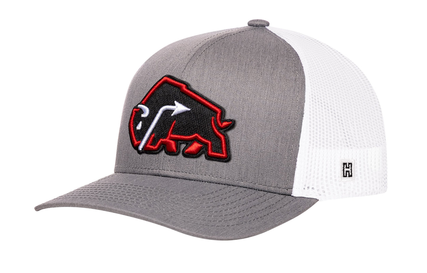 JBR x Haka Red Bison Trucker Hat  |  Buffalo Snapback
