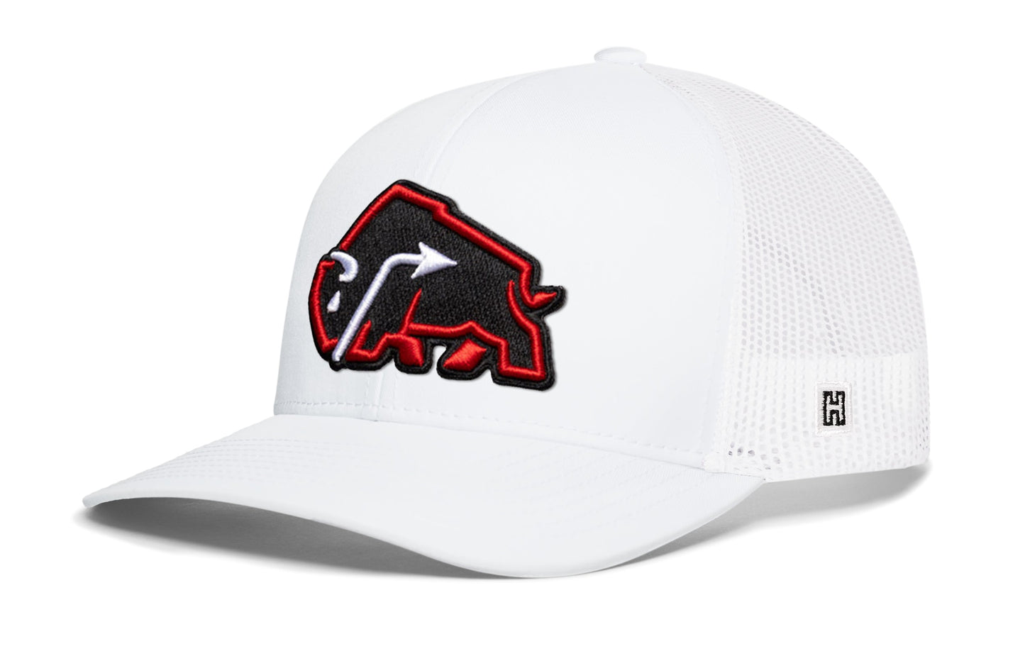 JBR x Haka Red Bison Trucker Hat  |  Buffalo Snapback