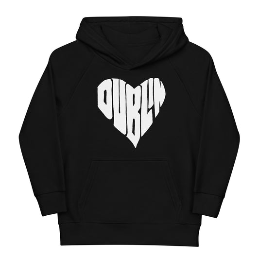 DUBLIN HEART - Kids eco hoodie