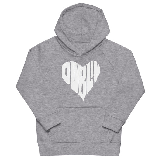 DUBLIN HEART - Kids eco hoodie