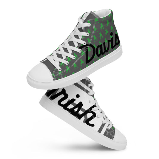 DAVIS MIDDLE SCHOOL_PRINCIPLE STEWART-Men’s high top canvas shoes