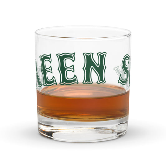 GREEN SOX (curved type)2 - Rocks glass