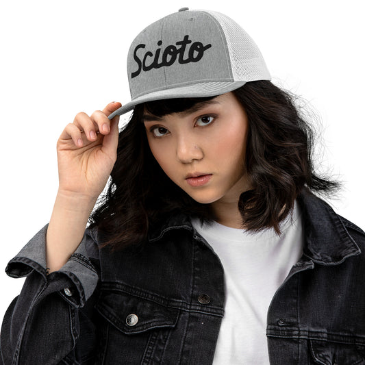 Scioto script-Trucker Cap