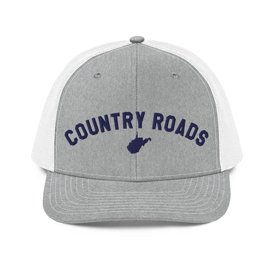 COUNTRY ROADS_STATE SHAPE-Trucker Cap