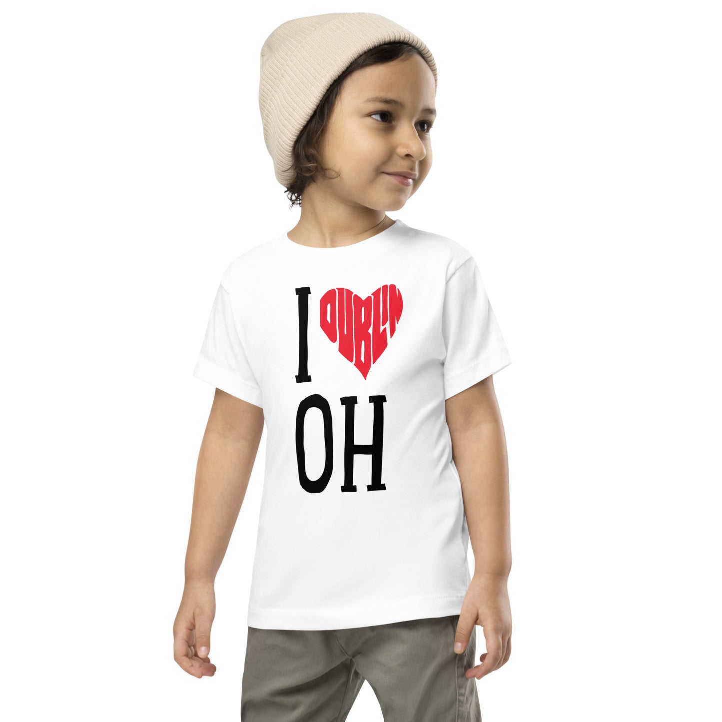 I HEART (DUBLIN HANDSCRIBED GRAPHIC) OH-Toddler Short Sleeve Tee