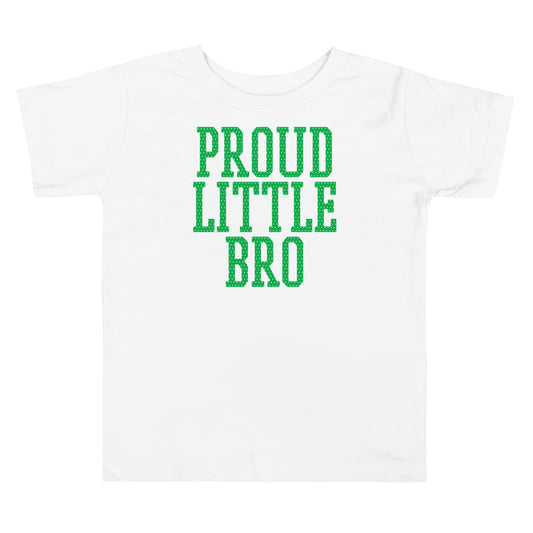 PROUD LITTLE BRO-Toddler Short Sleeve Tee