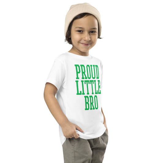 PROUD LITTLE BRO-Toddler Short Sleeve Tee