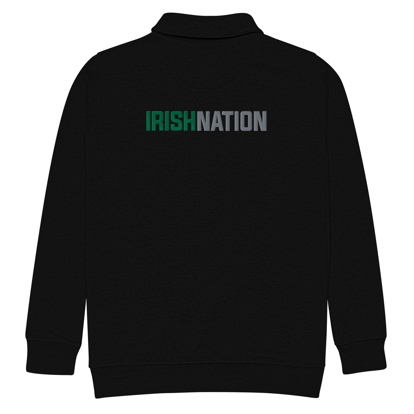 SCIOTO BLOCK “S” (front)_IRISH NATION (back)-Unisex fleece pullover