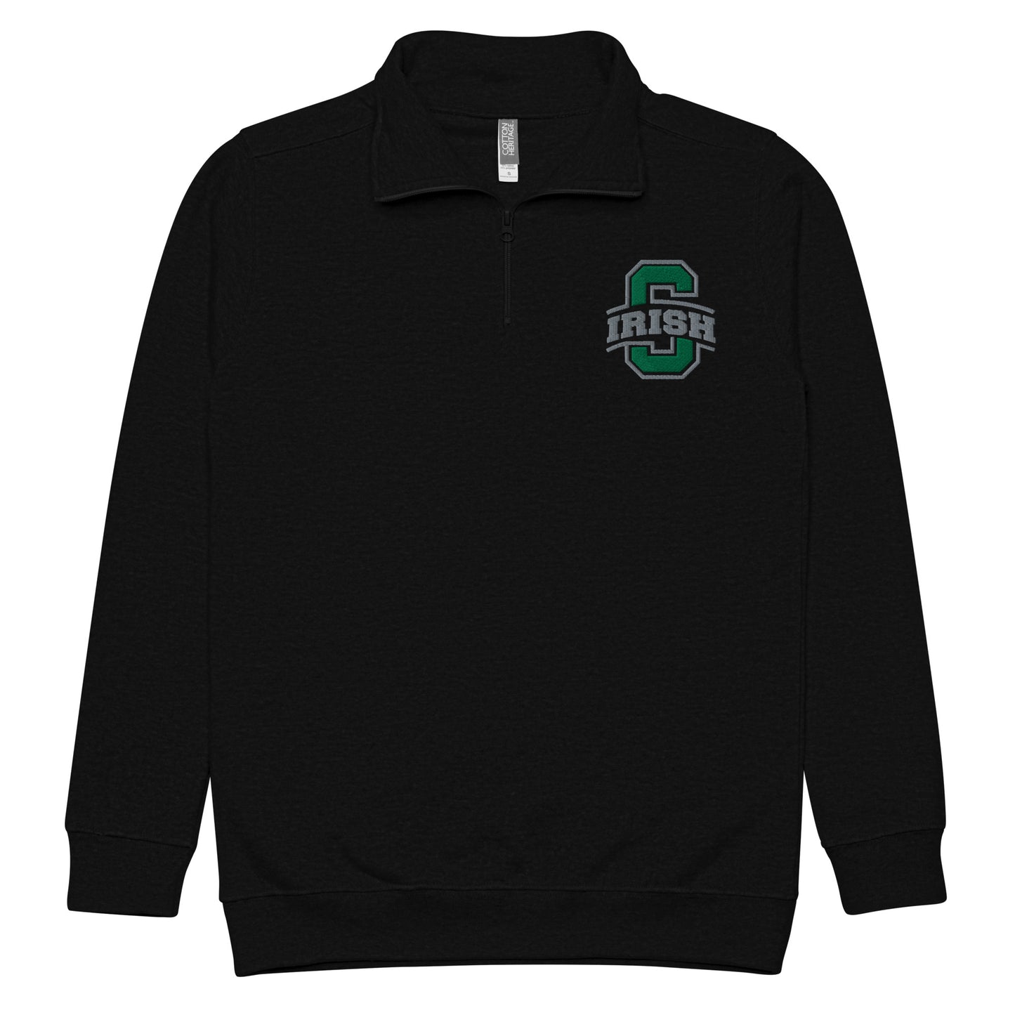 SCIOTO BLOCK “S” (front)_IRISH NATION (back)-Unisex fleece pullover