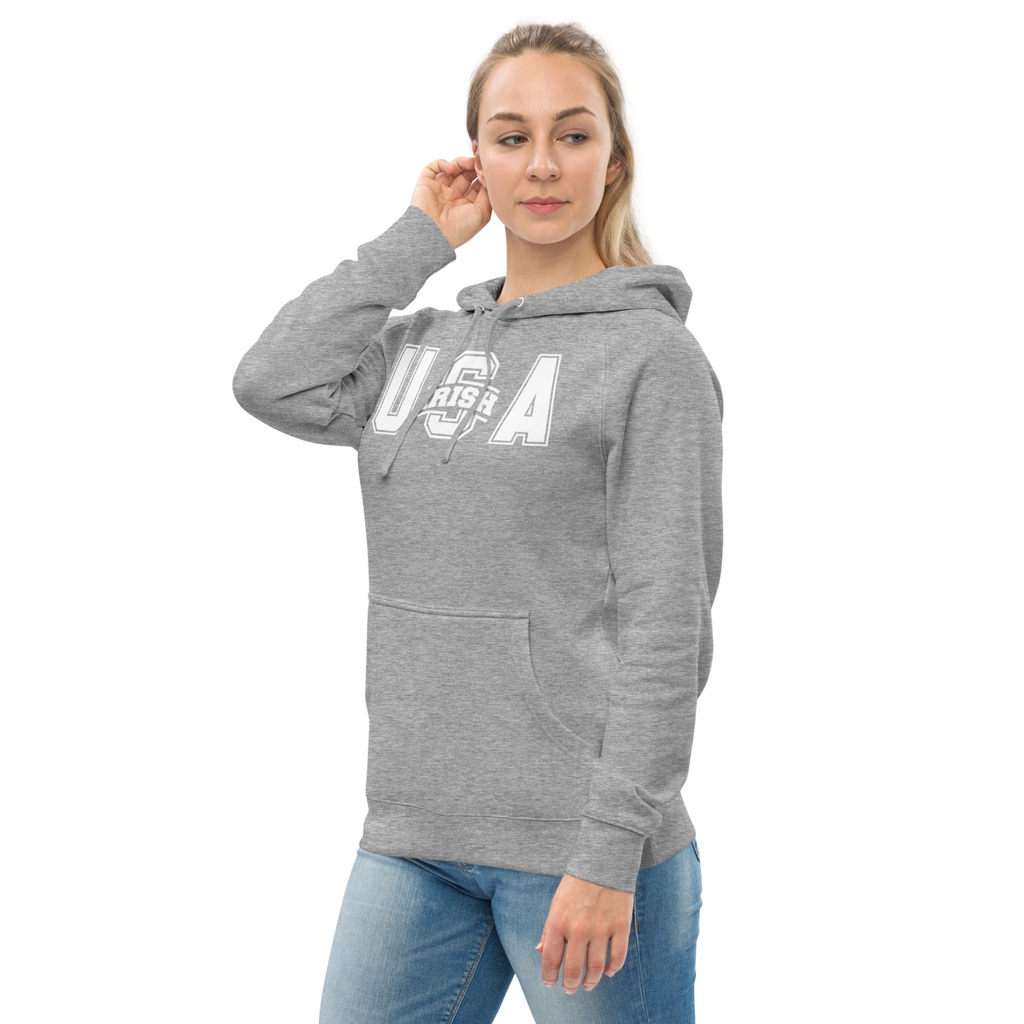 USA_Scioto logo (substitute)-Unisex kangaroo pocket hoodie
