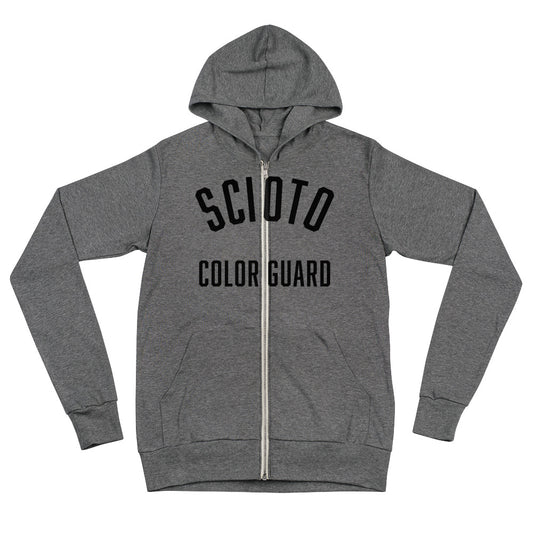 SCIOTO COLOR GUARD-Unisex zip hoodie