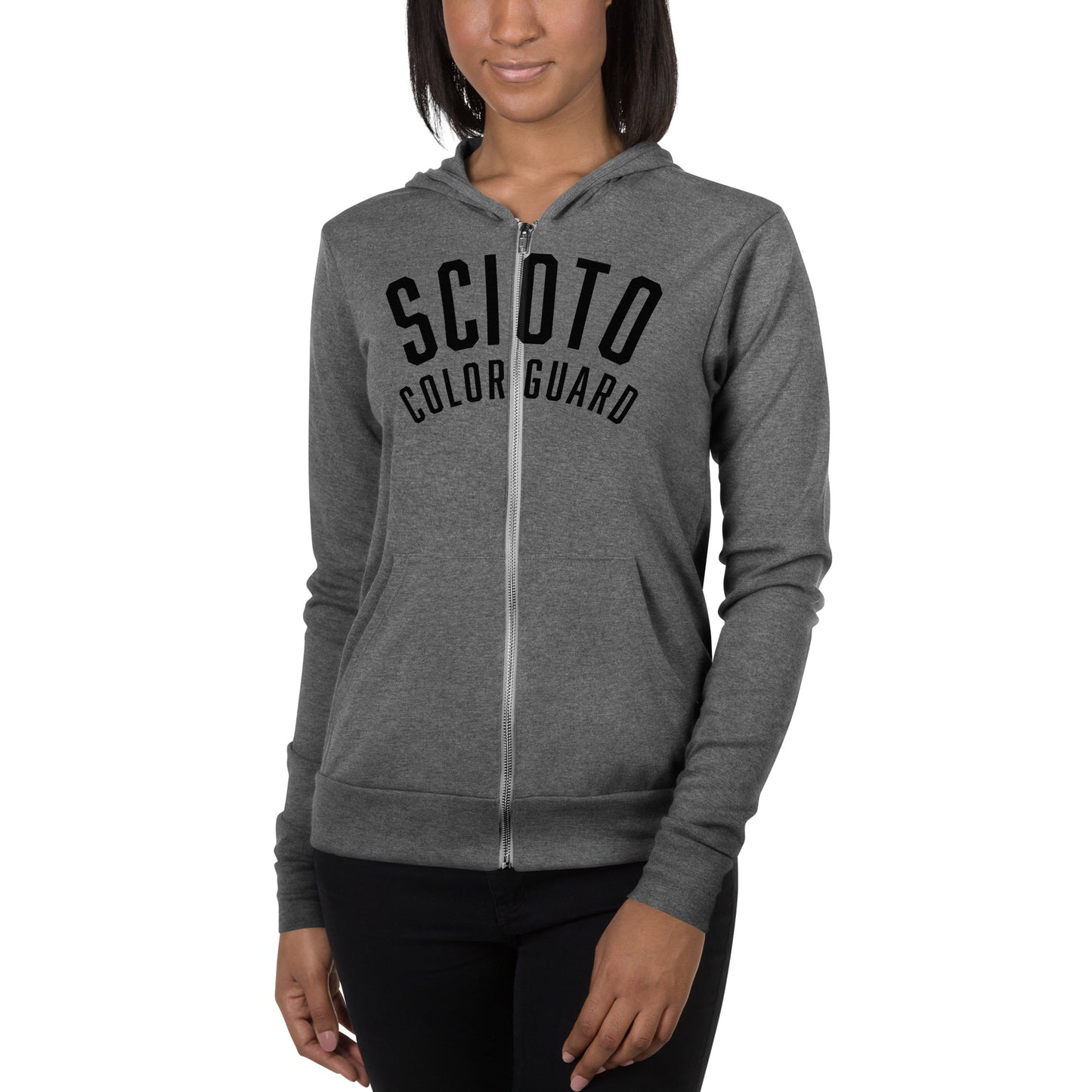 SCIOTO COLOR GUARD-Unisex zip hoodie