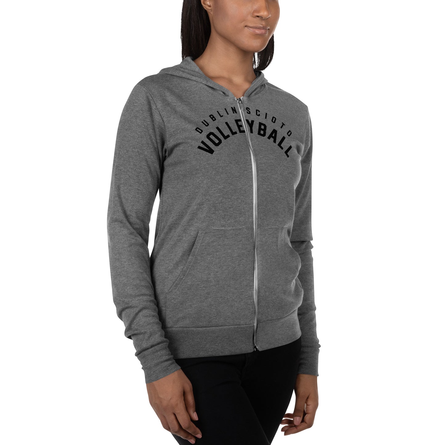 DUBLIN SCIOTO_VOLLEYBALL - Unisex zip hoodie