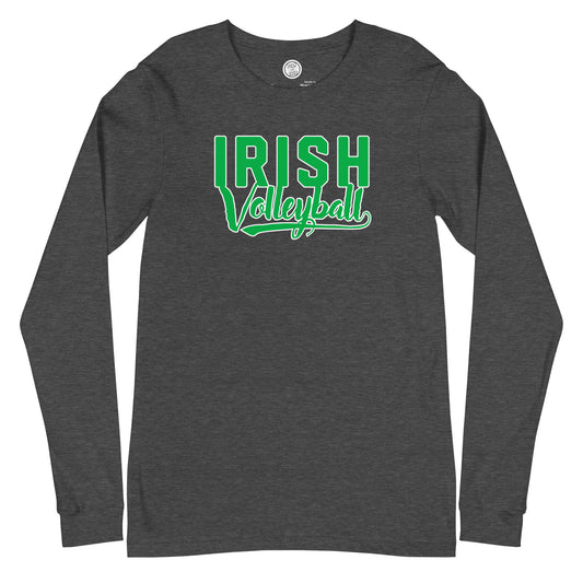 IRISH_VOLLEYBALL (script) - Unisex Long Sleeve Tee