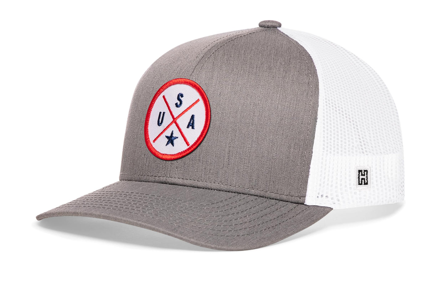 USA Trucker Hat  |  Black America Snapback