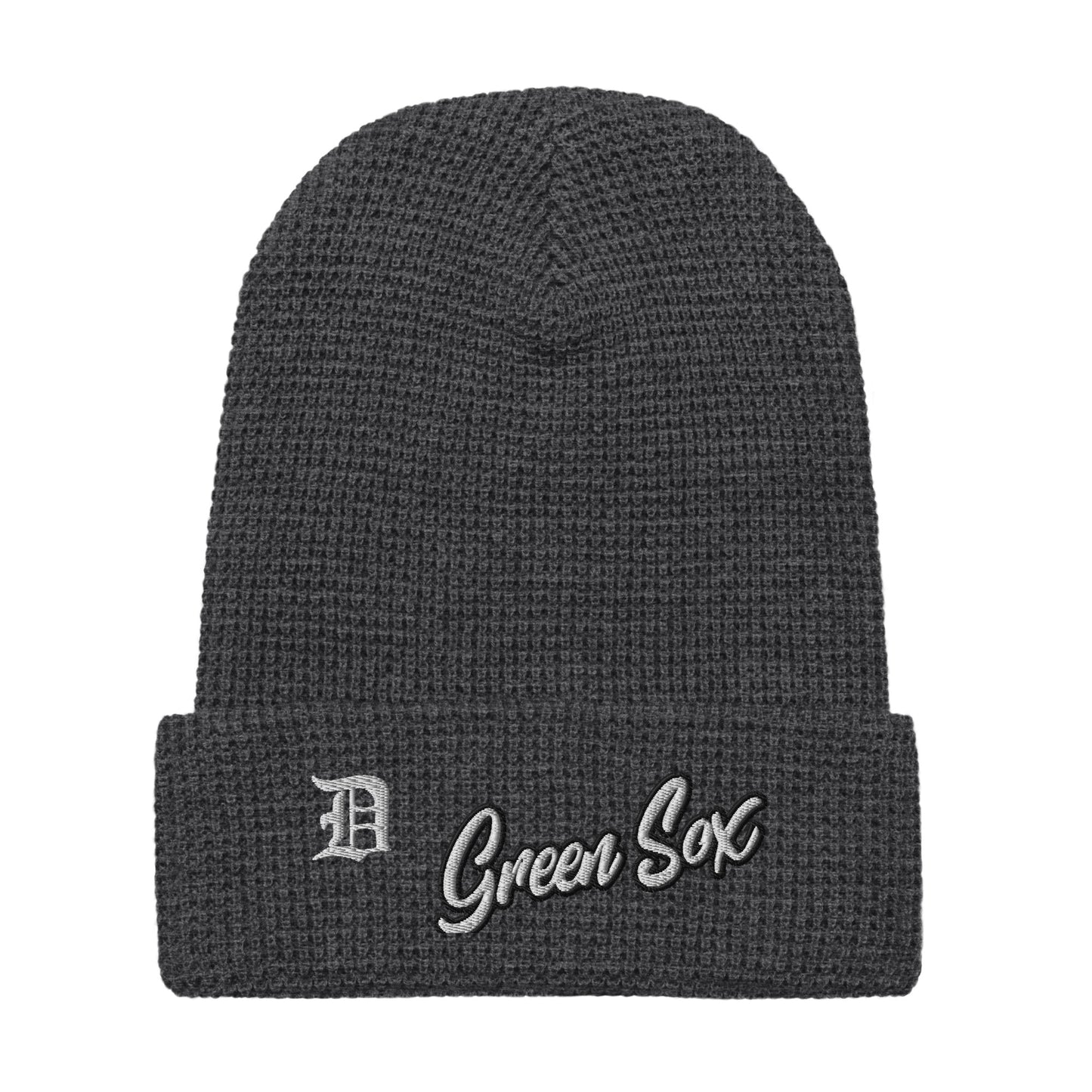 Script D + Script Green Sox - Waffle beanie