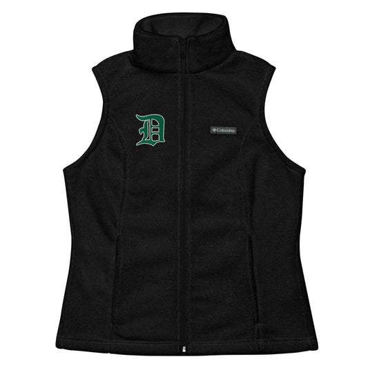 Script “D” - Women’s Columbia fleece vest