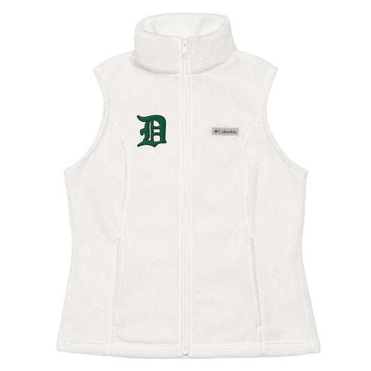 Script “D” - Women’s Columbia fleece vest