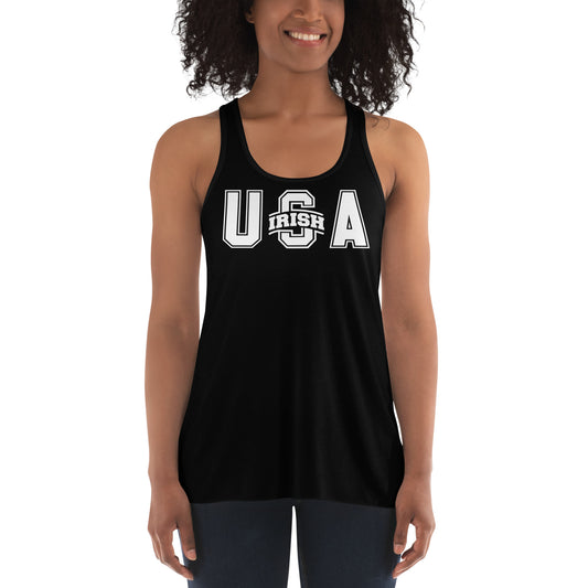 USA_SCIOTO LOGO-Women's Flowy Racerback Tank
