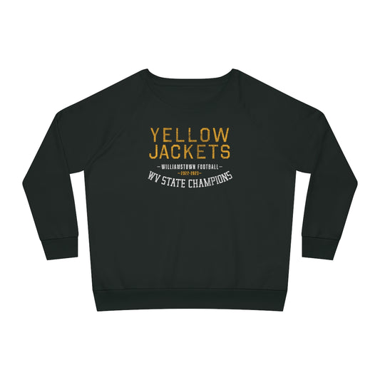 YELLOW JACKETS_2022-2023_WV STATE CHAMPIONS-Women's Dazzler Relaxed Fit Sweatshirt
