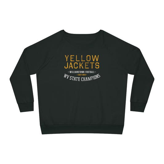 YELLOWJACKETS_2022-2023_WV STATE CHAMPIONS-Women's Dazzler Relaxed Fit Sweatshirt