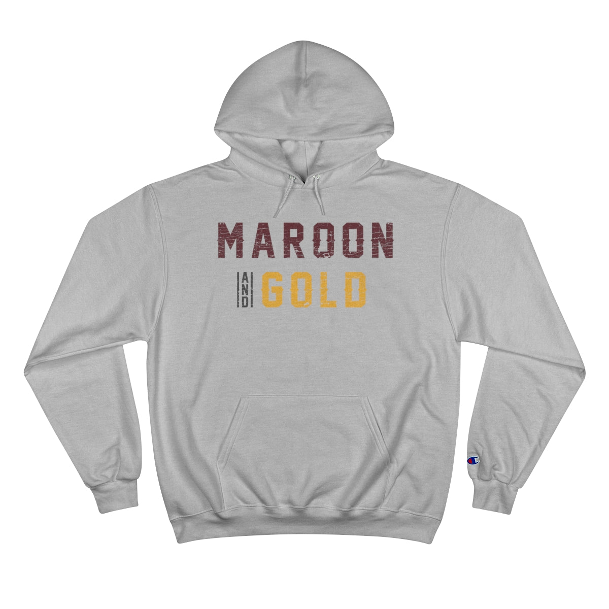 MAROON AND GOLD-Champion Hoodie