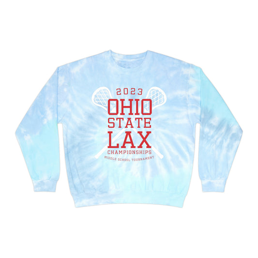 2023 OH LAX STATE TOURNAMENT-Unisex Tie-Dye Sweatshirt