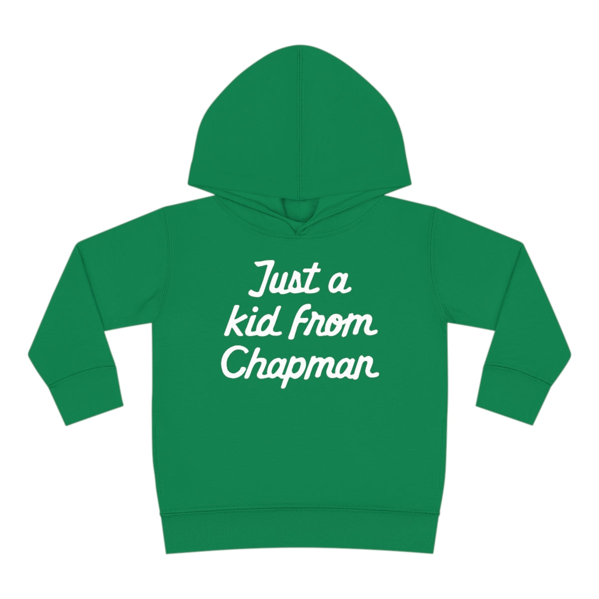 JUST A KID FROM CHAPMAN-Script-Toddler Pullover Fleece Hoodie