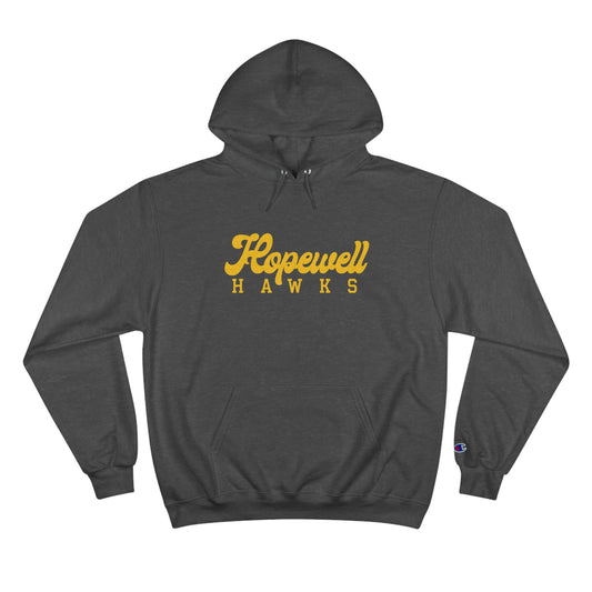 HOPEWELL_SCRIPT_HAWKS-Champion Hoodie