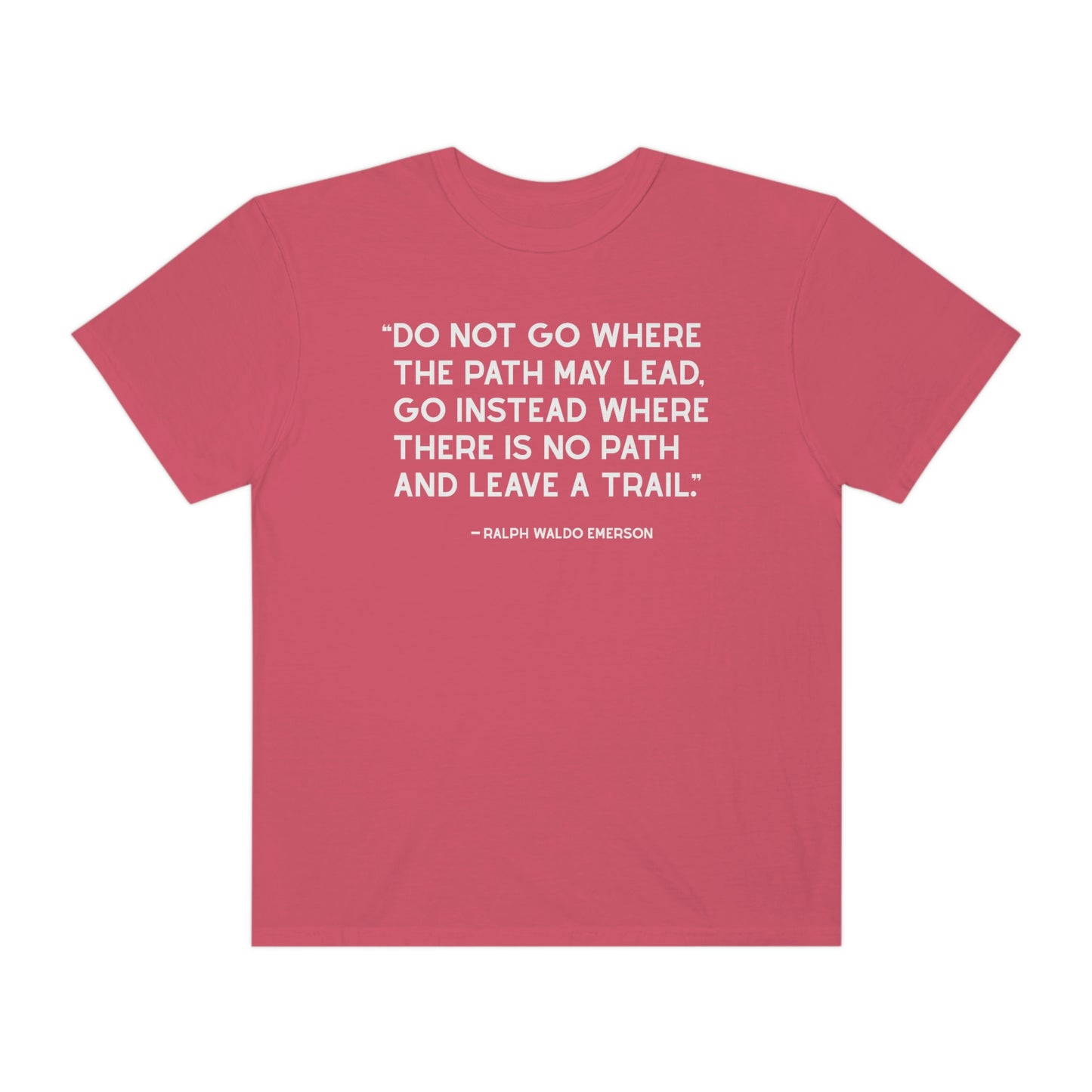 Emerson_“Leave a trail“-Unisex Garment-Dyed T-shirt