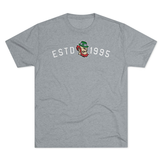 LEPRECHAUN-ESTD 1995-Unisex Tri-Blend Crew Tee