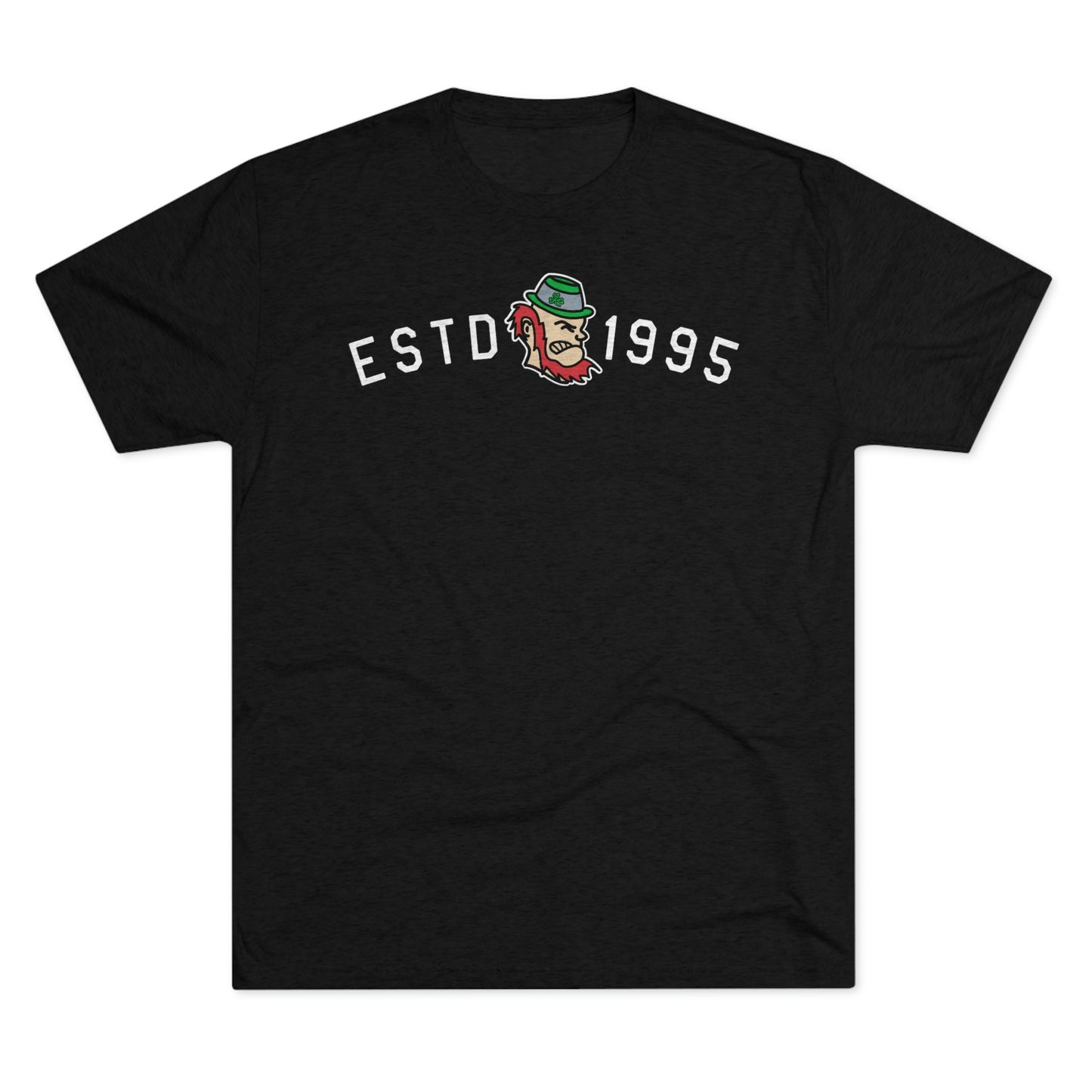 LEPRECHAUN-ESTD 1995-Unisex Tri-Blend Crew Tee