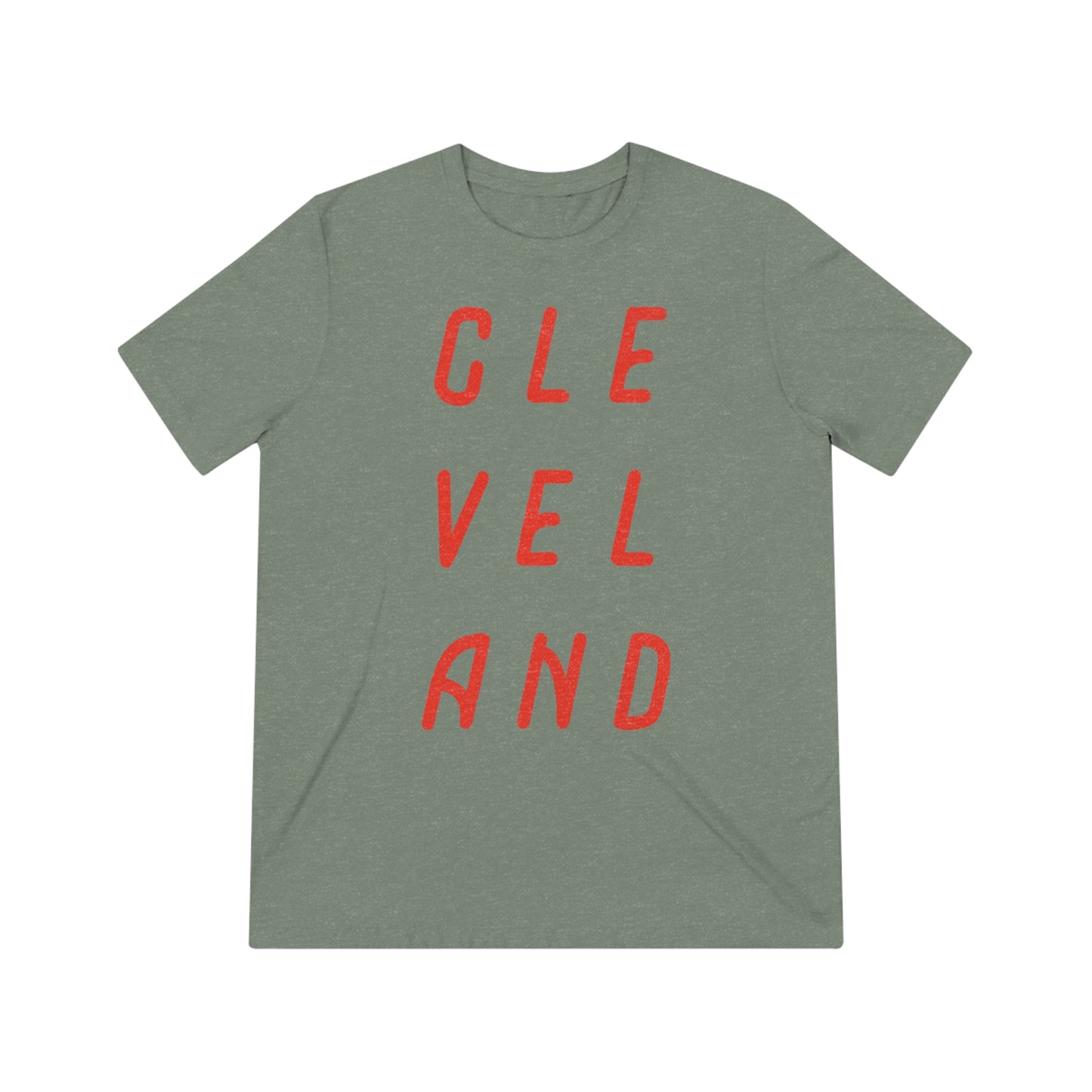 CLEVELAND_STACKED-Unisex Triblend Tee