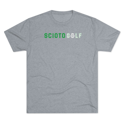 SCIOTO GOLF-Scioto Logo-Unisex Tri-Blend Crew Tee
