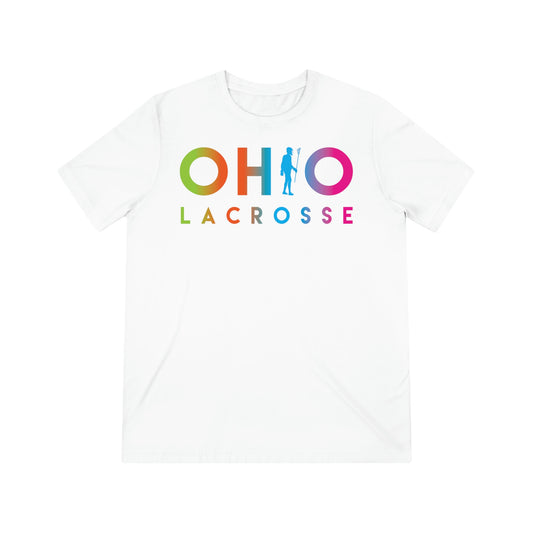 OHIO LACROSSE-COLOR FADE-Unisex Triblend Tee