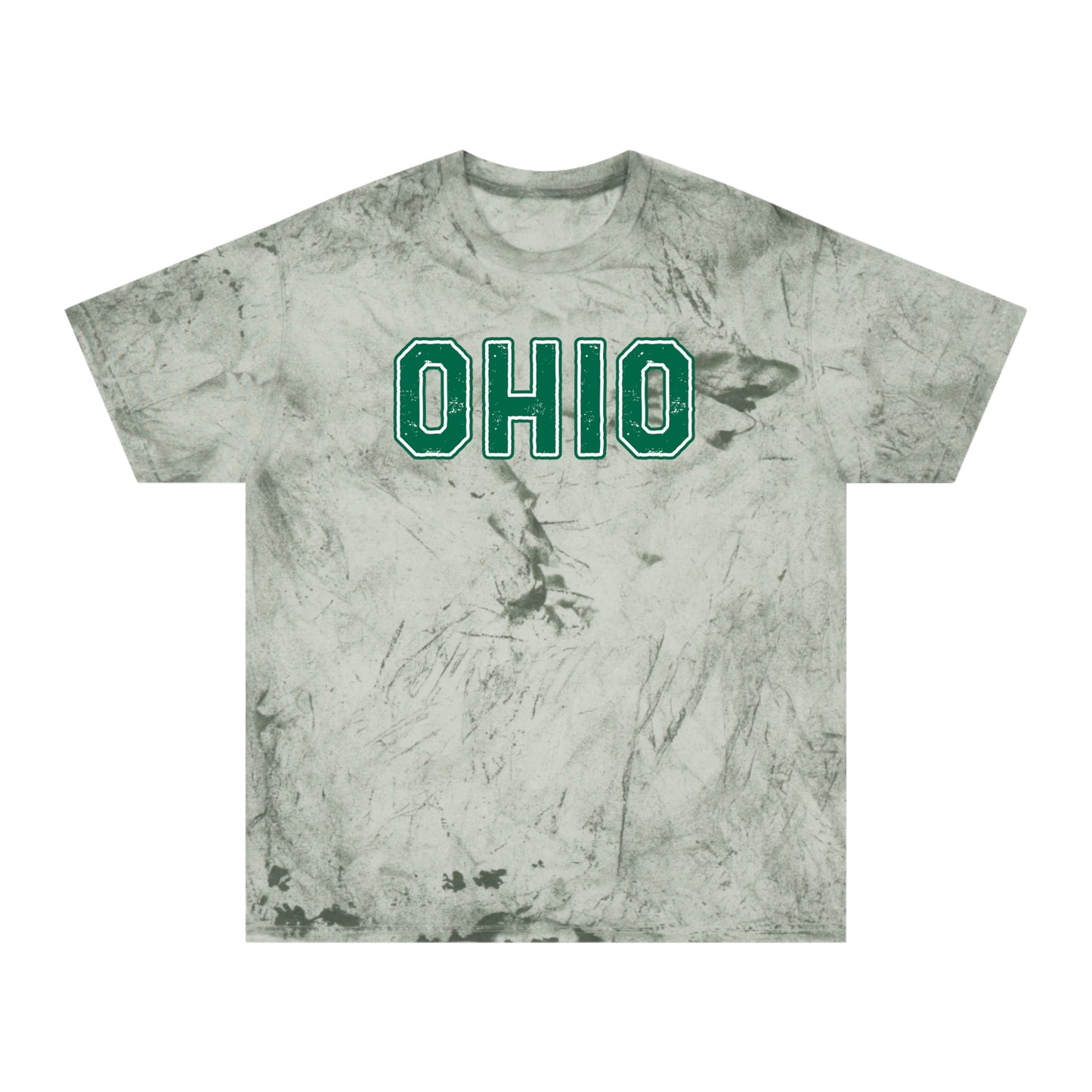 O H I O - GREEN_COLOR BLAST-Unisex Color Blast T-Shirt