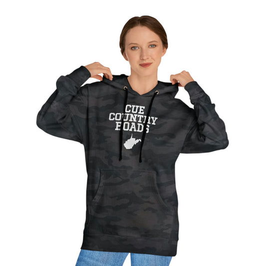 CUE COUNTRY ROADS-Unisex Hooded Sweatshirt